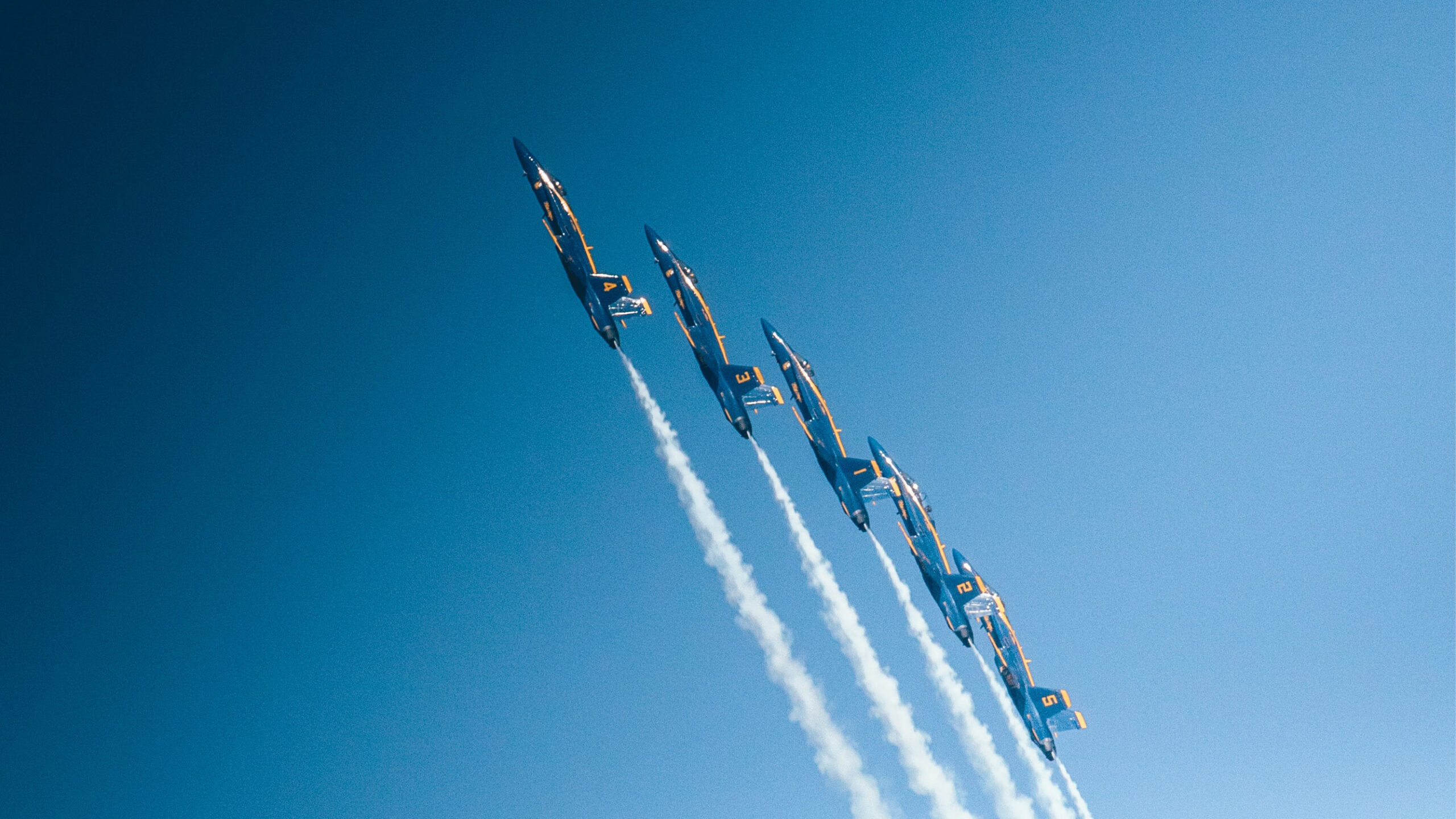 jets soaring at air show